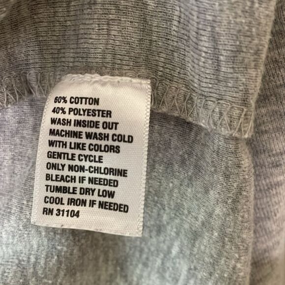 True Craft for Belk Women's Gray Small Cotton Poly Lightweight Roomy Pullover - Picture 3 of 5